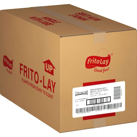 Frito-Lay Munchies Salted Peanuts 1.625 oz. Plastic Bag, PK96 56302